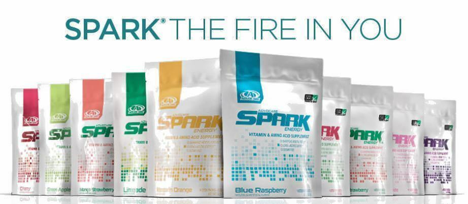 Advocare Spark 14 Stick Pouches - Individually Sealed -15 Flavors To Choose From