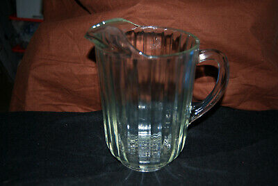 Jeanette Glass National pattern crystal water pitcher - MINT -