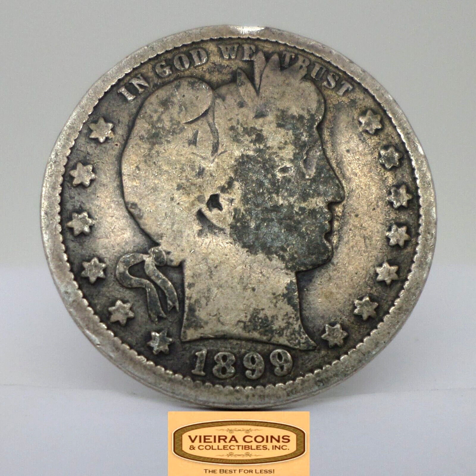 1899-O Barber Silver Quarter - #C26256NQ