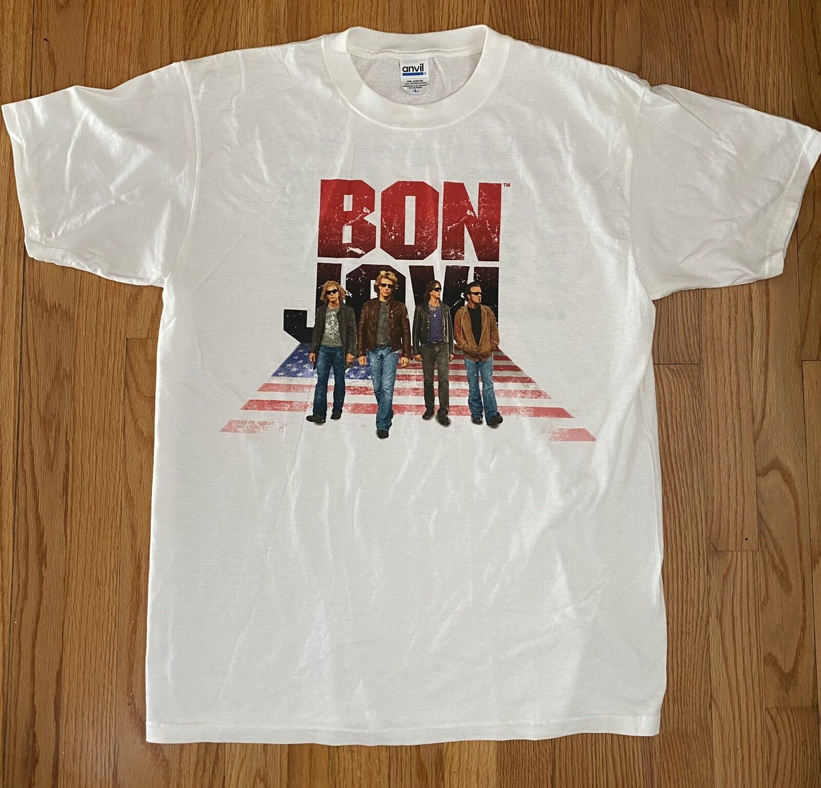 Vintage Bon Jovi Have A Nice Day World Tour 2006 Concert T-shirt Men Large L Vtg