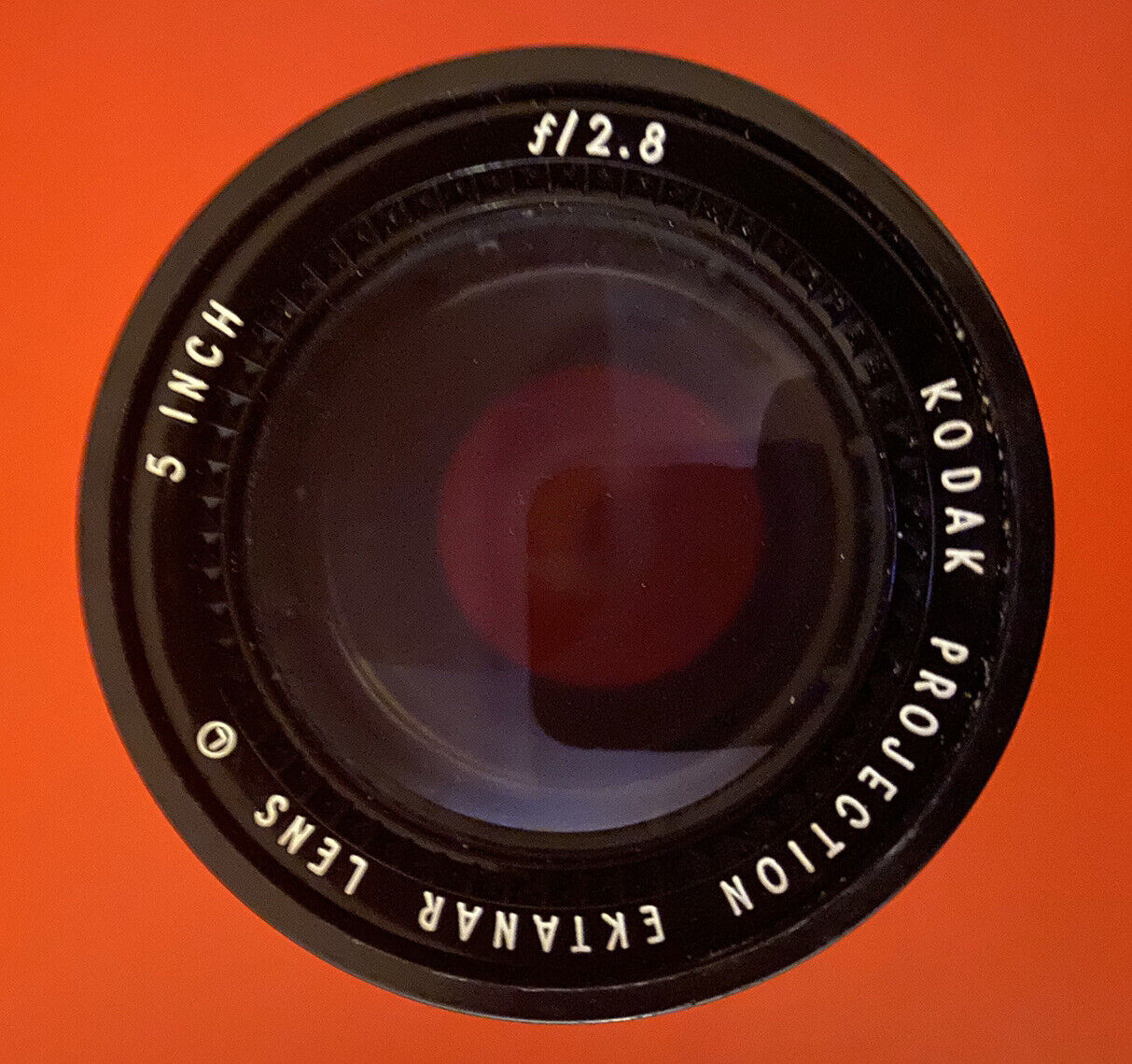 Kodak Cavalcade Model 510 Slide Projector Extra Micro Focus Lens Ektanar 5 Inch