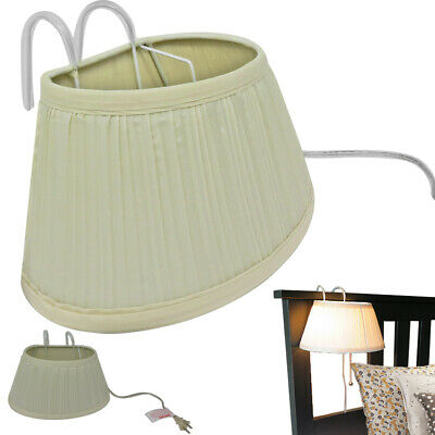 Evelots Headboard Lamp, Over The Bed Reading Light with Shade