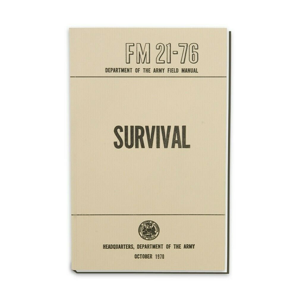 U. S. Army Survival Manual Fm 21-76 285 Pages New