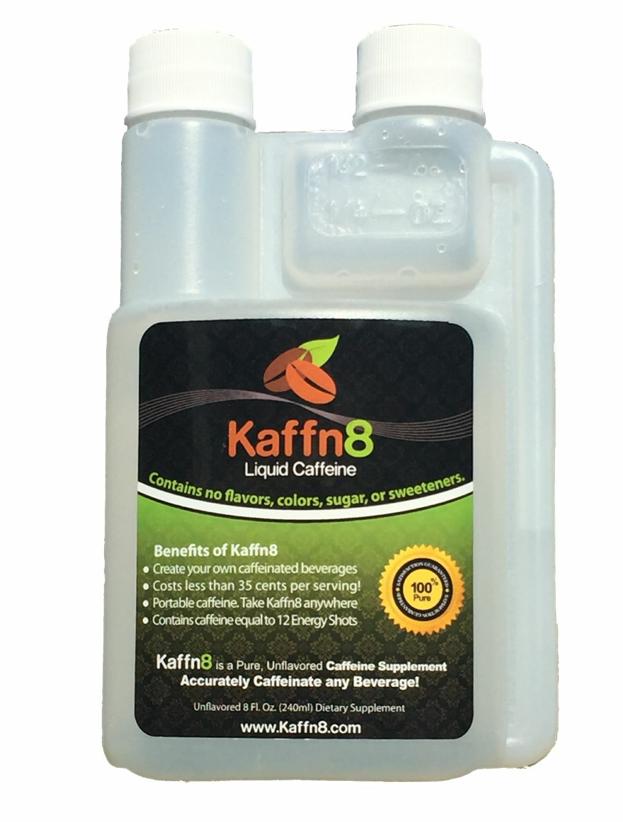 Kaffn8 Caffeine Drink Mix. Create Your Own Energy Drinks!