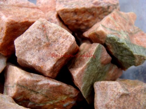 UNAKITE Rough Rocks - 1 Lb Lots - Perfect size for Tumbler - Epidote Feldspar