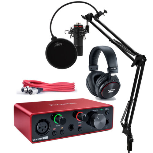Focusrite Scarlett Solo Studio 3rd Gen Usb Audio Interface And Recording Kit