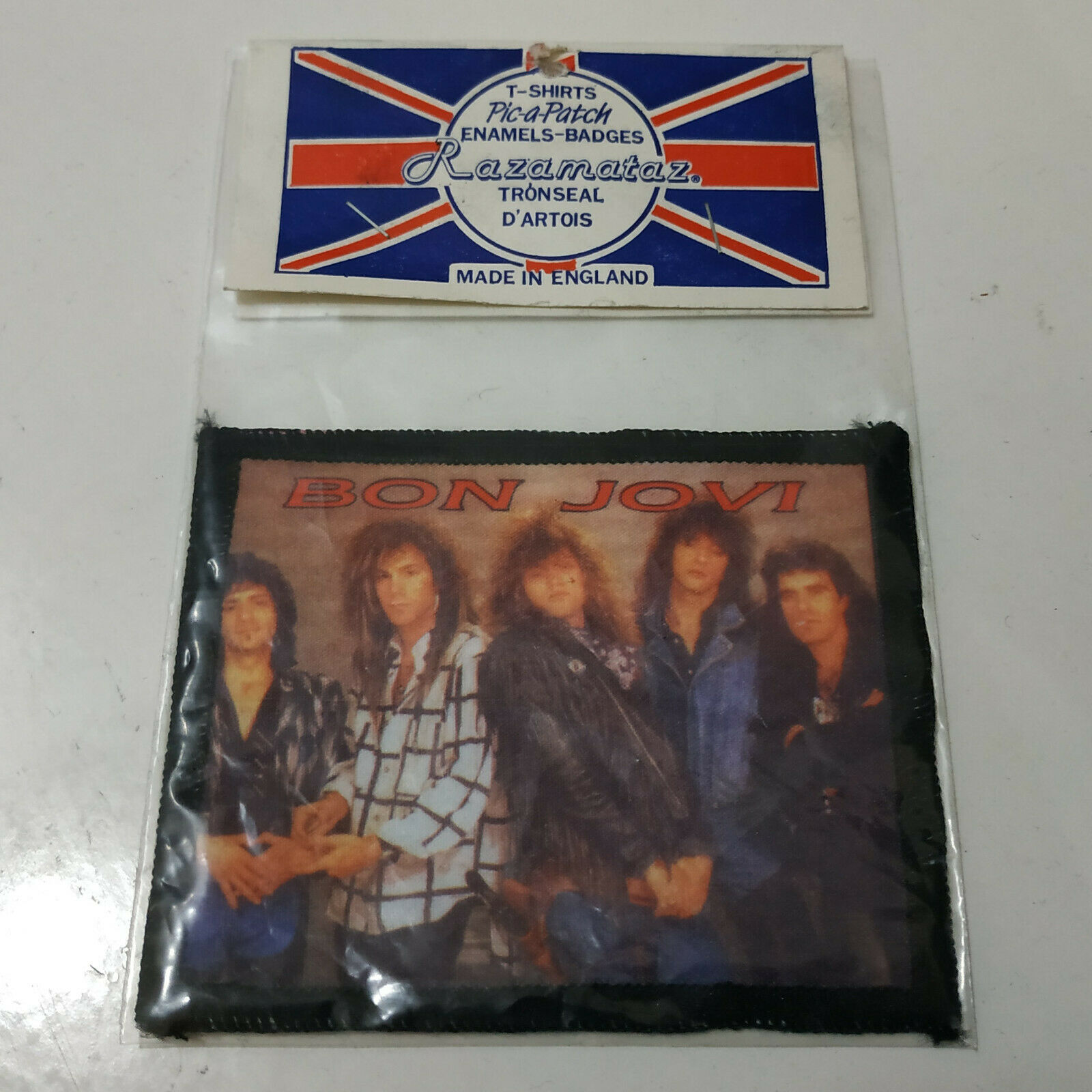 Vintage      Bon Jovi   Unused  80s Patch