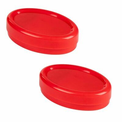 2x Magnetic Pin Cushion Organizer Caddy Paper Clip Holder for Sewing Needle, Red