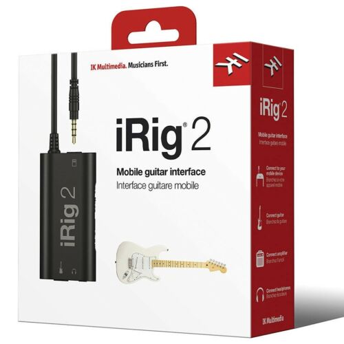 Ik Multimedia Irig 2 Guitar Ios Interface Ipad,iphone,ipod Touch