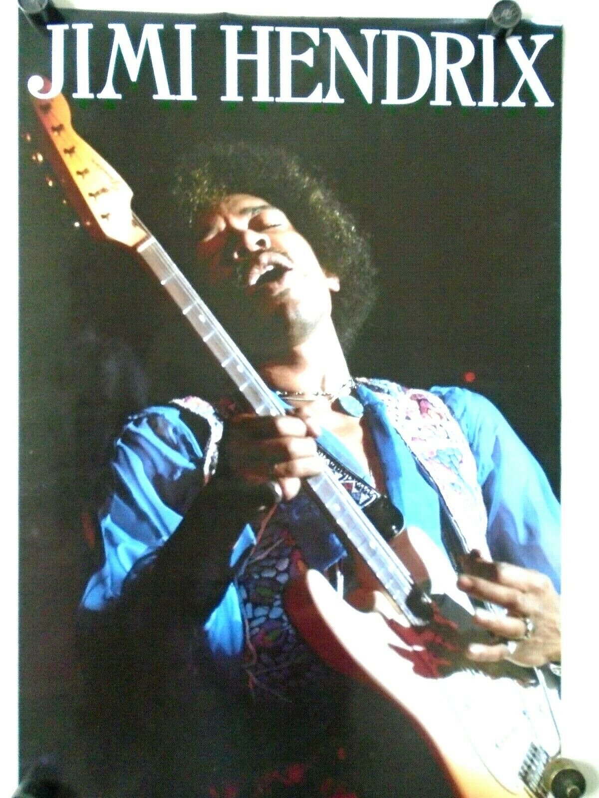 Jimi Hendrix / Original 1987 Poster- #8037 / Exc. New Cond. -23 X 35"