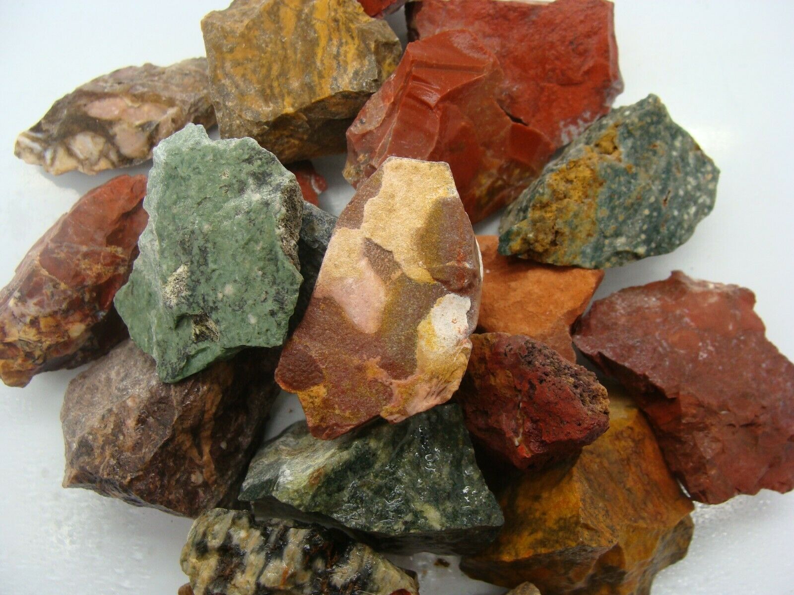 Mixed Jasper - 2000 Carat Lots - Gem Rough Stones