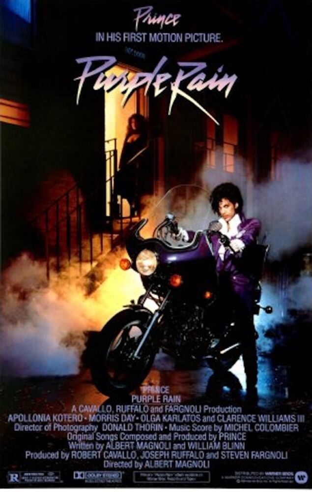 Prince Purple Rain Movie Poster New 24x36 Free Shipping