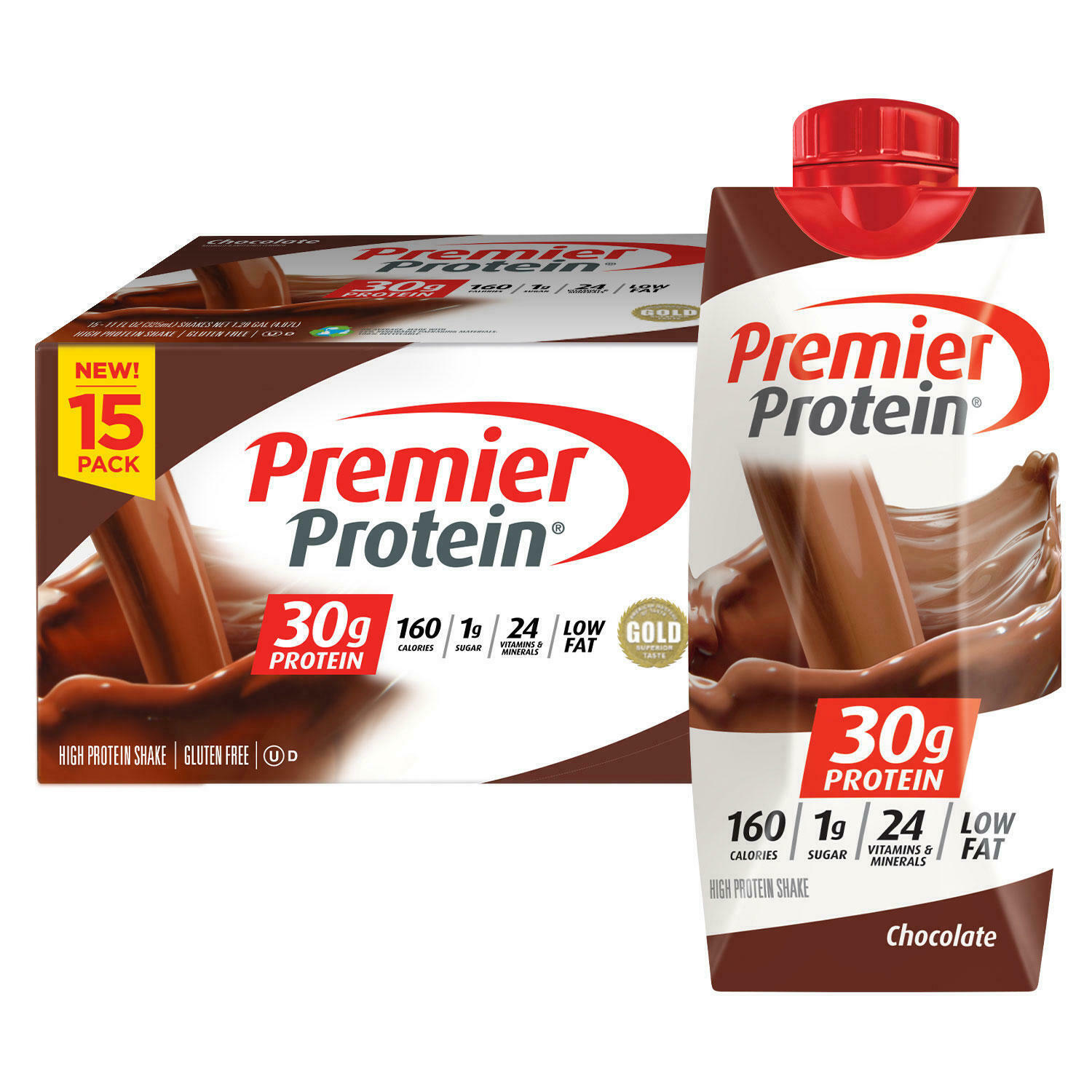 Premier Protein High Protein Shake (11 fl. oz., 15 pk) CHOOSE A FLAVOR