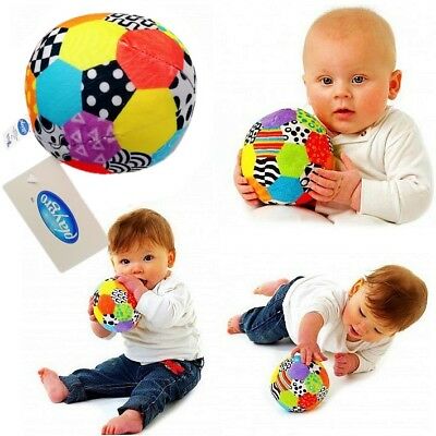 Playgro Baby Toddler Kids Children Soft Plush Rattles Soccer Ball Crib Sport Toy