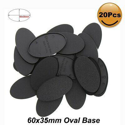 Mb660 20pcs Oval Bases 60*35mm Oval Base Plastic Bases For Miniature War Games
