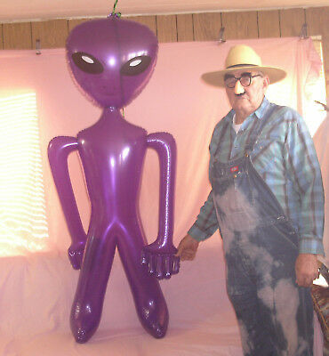 66"alien New Vinyl Blow Up Toy Inflate Outer Space Big