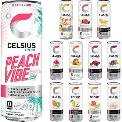 CELSIUS Zero Sugar Fitness Energy Drink - 12-Pack