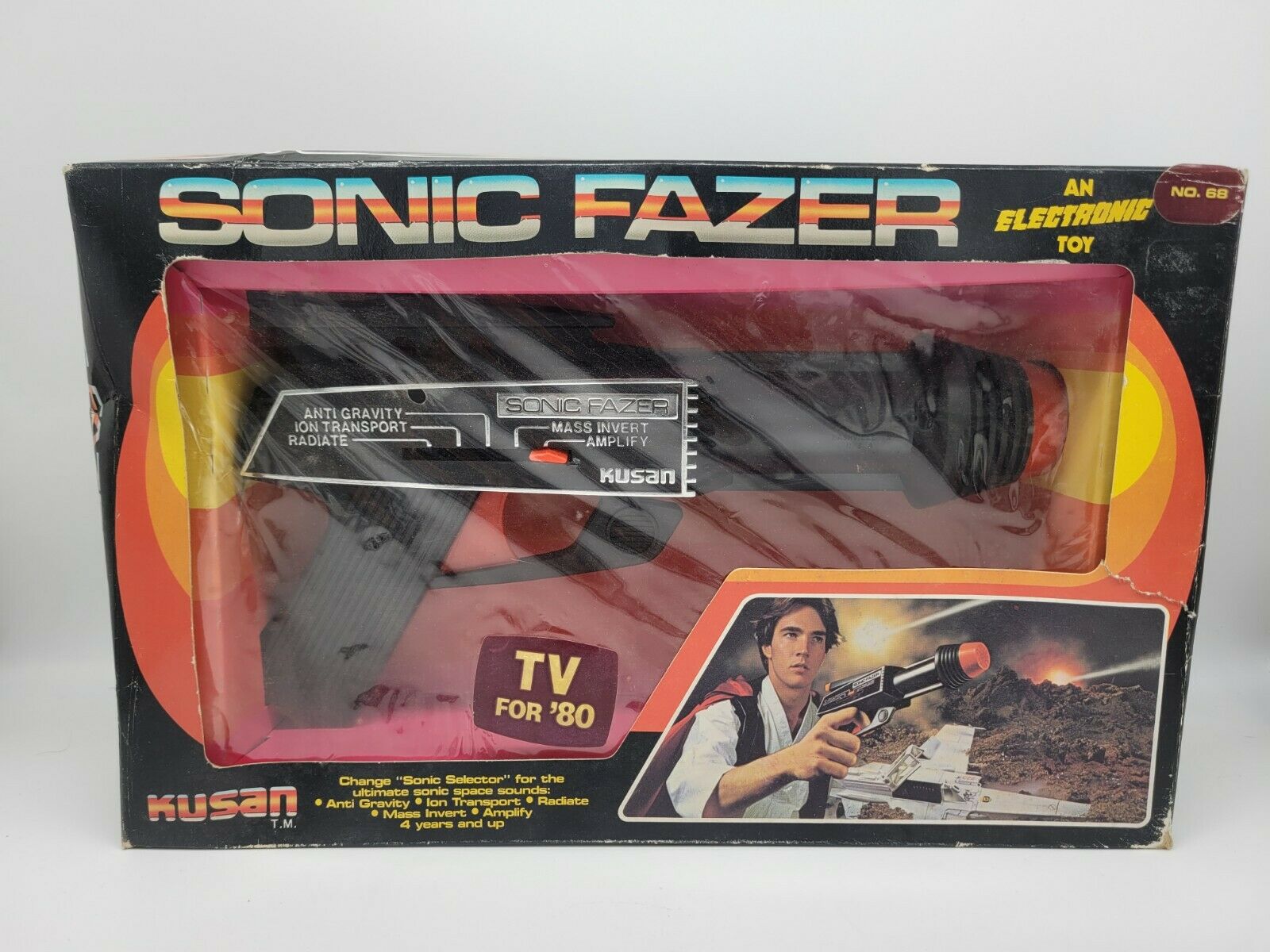 Vintage 1979 Kusan Sonic Fazer Electronic Play Space Gun New In Box Rare 🔥